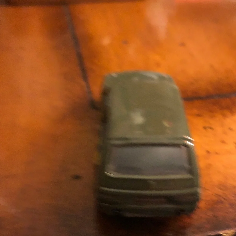 Toy Green Die-Cast Sedan - Olive Green